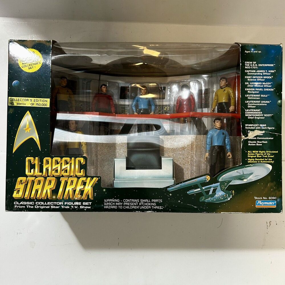 Star Trek 1993 Playmates Bridge Classic Collector Set Limited Edition #007695